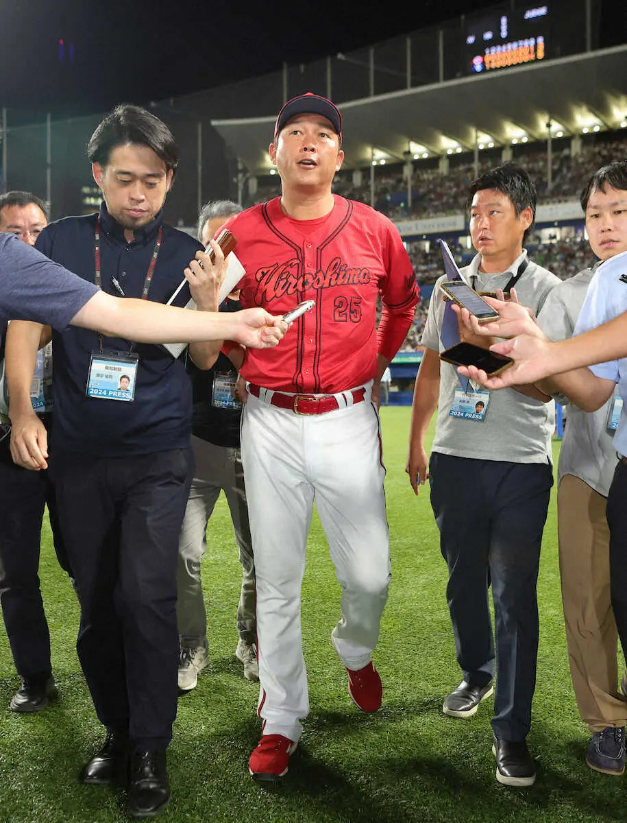 【画像・写真】広島　史上初の屈辱…9月首位から4位　堂林は責任痛感「僕たちの力が足りなかった」