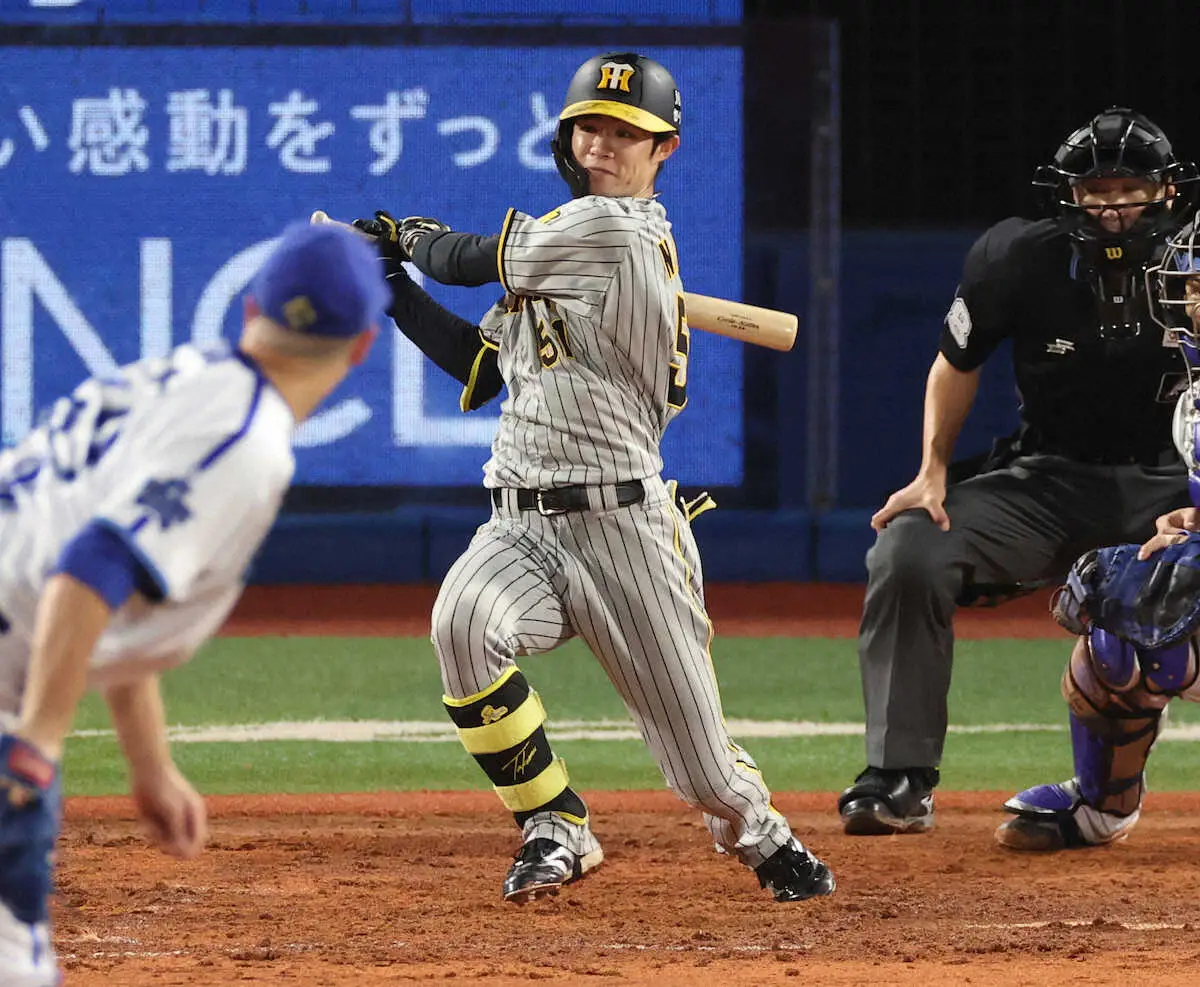 阪神・中野　球団初の2年連続全試合二塁守備出場も「個人としての成績は苦しい1年」