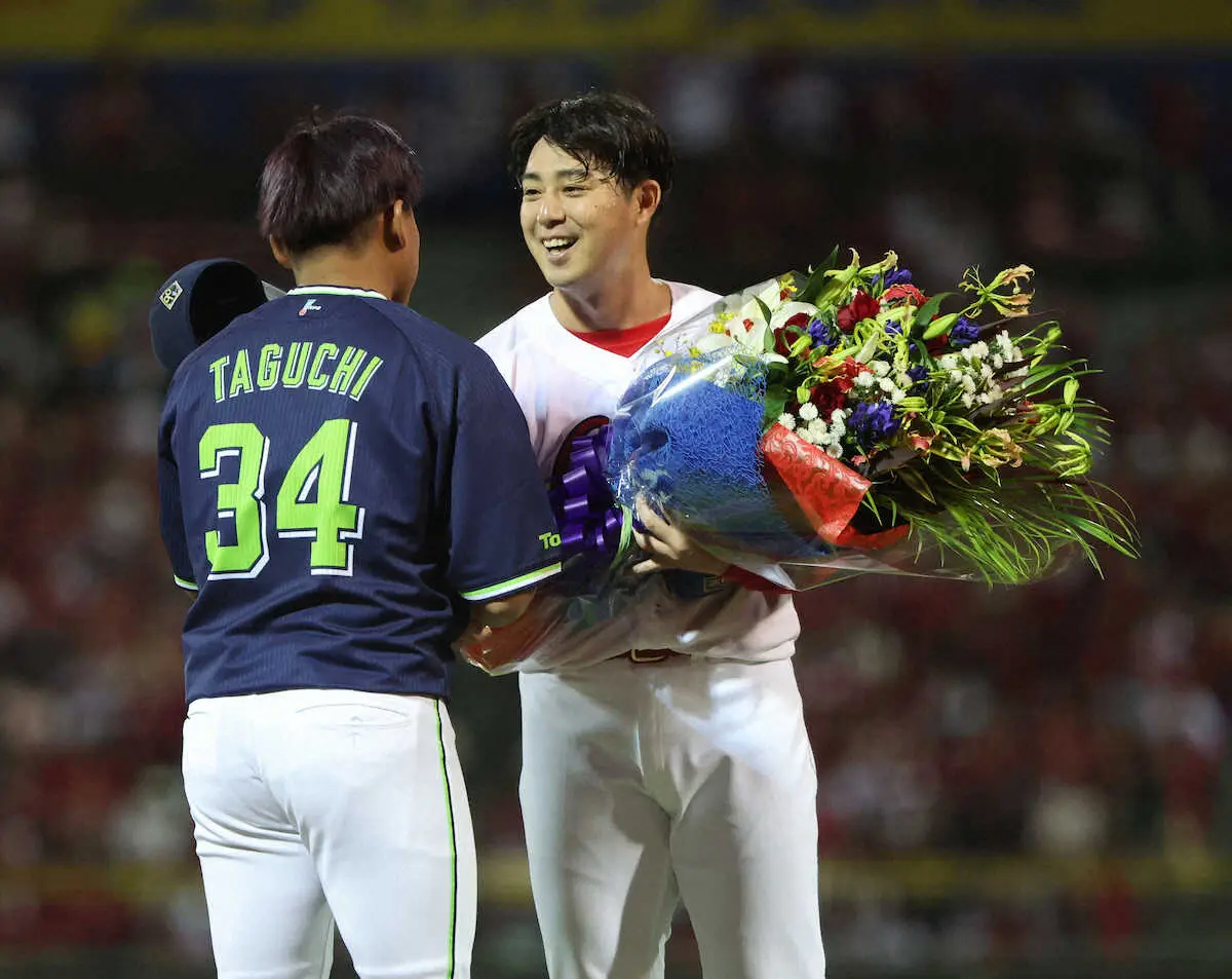 【画像・写真】広島・野村　現役ラスト登板でヤクルト村上を3球三振！211試合目先発で1回零封　マツダ大拍手