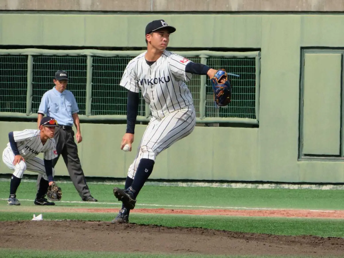 龍谷大が神院大を振り切って勝ち点奪う　4年生・石原洸太郎が奮投