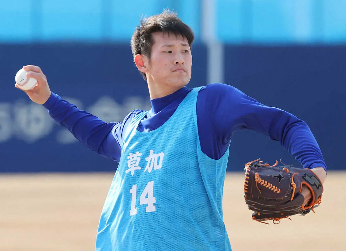 中日ドラ1・草加　逆襲誓った！右肘手術の回復順調「来年は1軍に呼んでもらえるように」