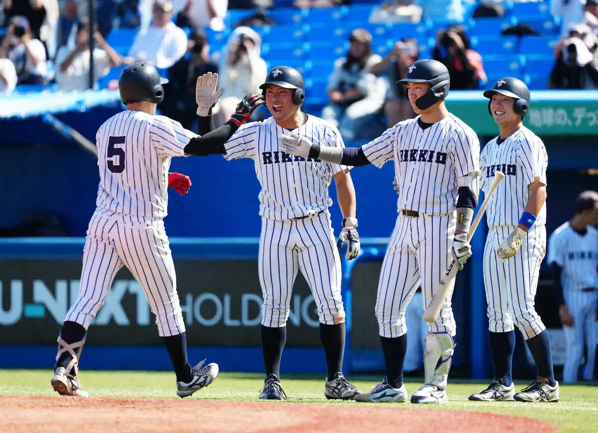 【画像・写真】斎藤大の満弾で立大が先勝