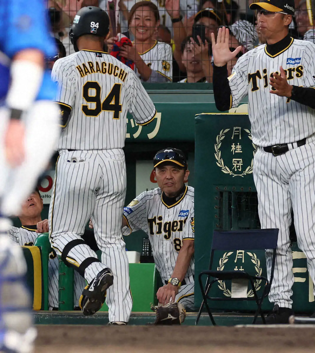 【画像・写真】「岡田監督ありがとう」客席に横断幕　甲子園でファンが涙の応援歌大合唱　終戦で退任