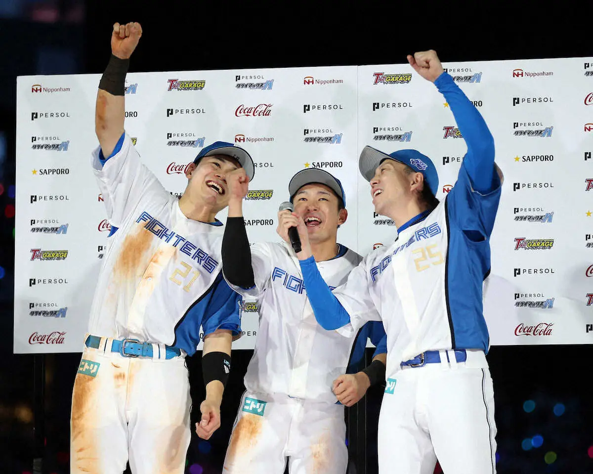 【画像・写真】日本ハム水野達稀　最高の見せ場でまさかの“失態”ファンも爆笑「天然さく裂」「最高」「おもしろすぎる」