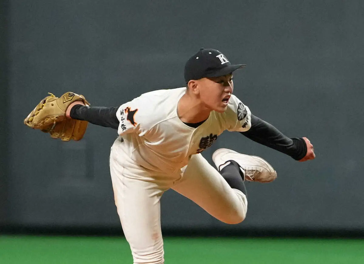 【画像・写真】駒大苫小牧　左腕エース寺田七将が15奪三振で公式戦初完投　7年ぶり優勝に好発進