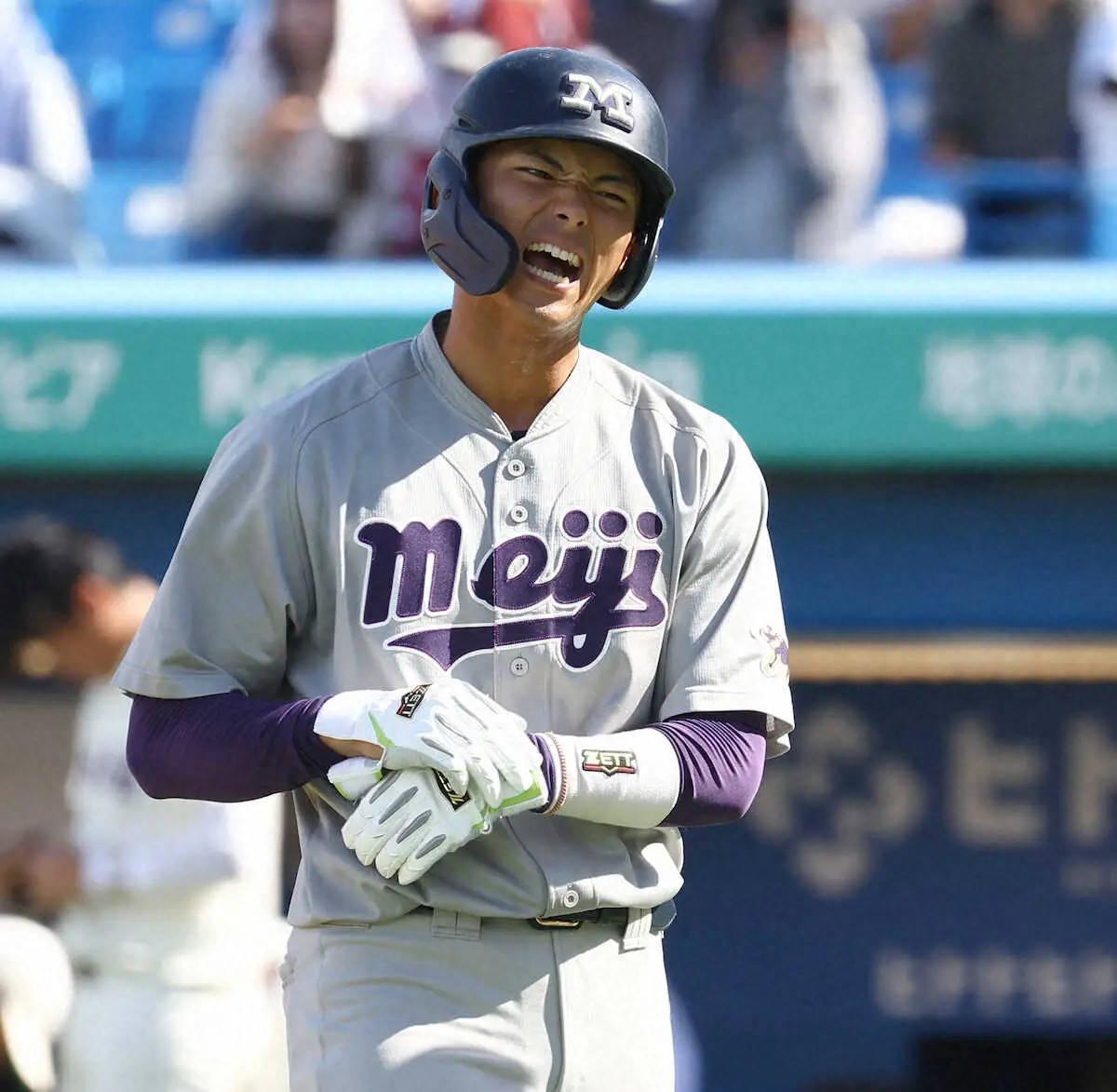 【画像・写真】明大・宗山無安打でチームは初戦落とす