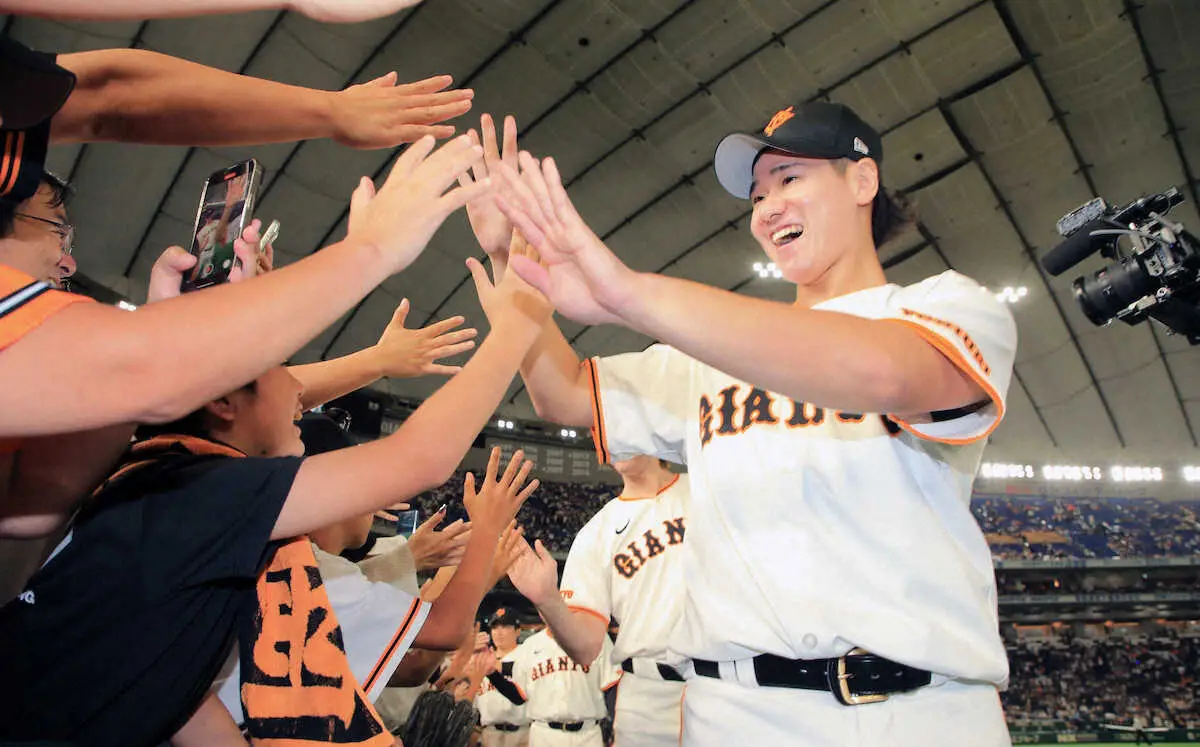 【画像・写真】巨人・井上温大「なんとか後ろのピッチャーにつなごうと」必死の思いで5回完全　流れ変える快投