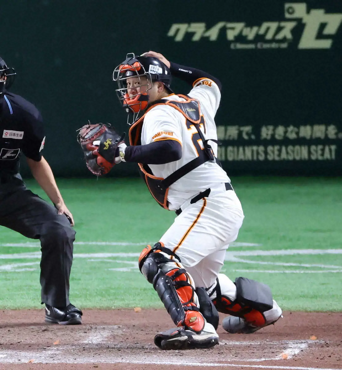 【画像・写真】巨人・岸田行倫　第4戦で決勝スクイズ　第5戦ではピンチで二盗阻止　飛躍の一年、活躍光ったCSも終戦に