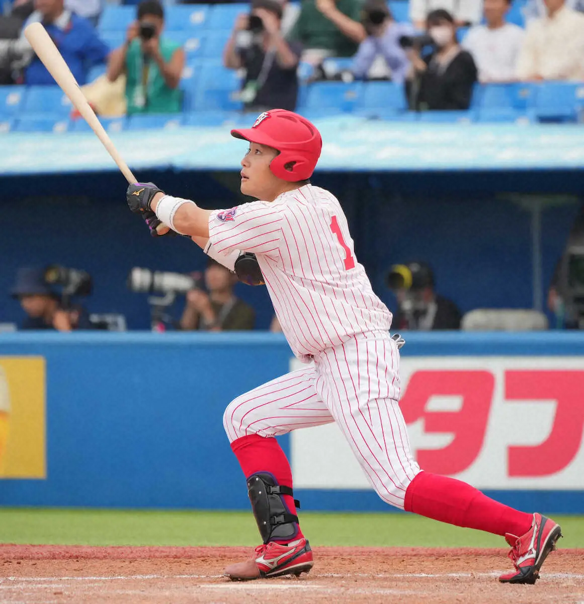 【画像・写真】【ドラフト会議】富士大・麦谷祐介　オリックスが外れ1位で交渉権獲得　俊足強打の左打ち外野手