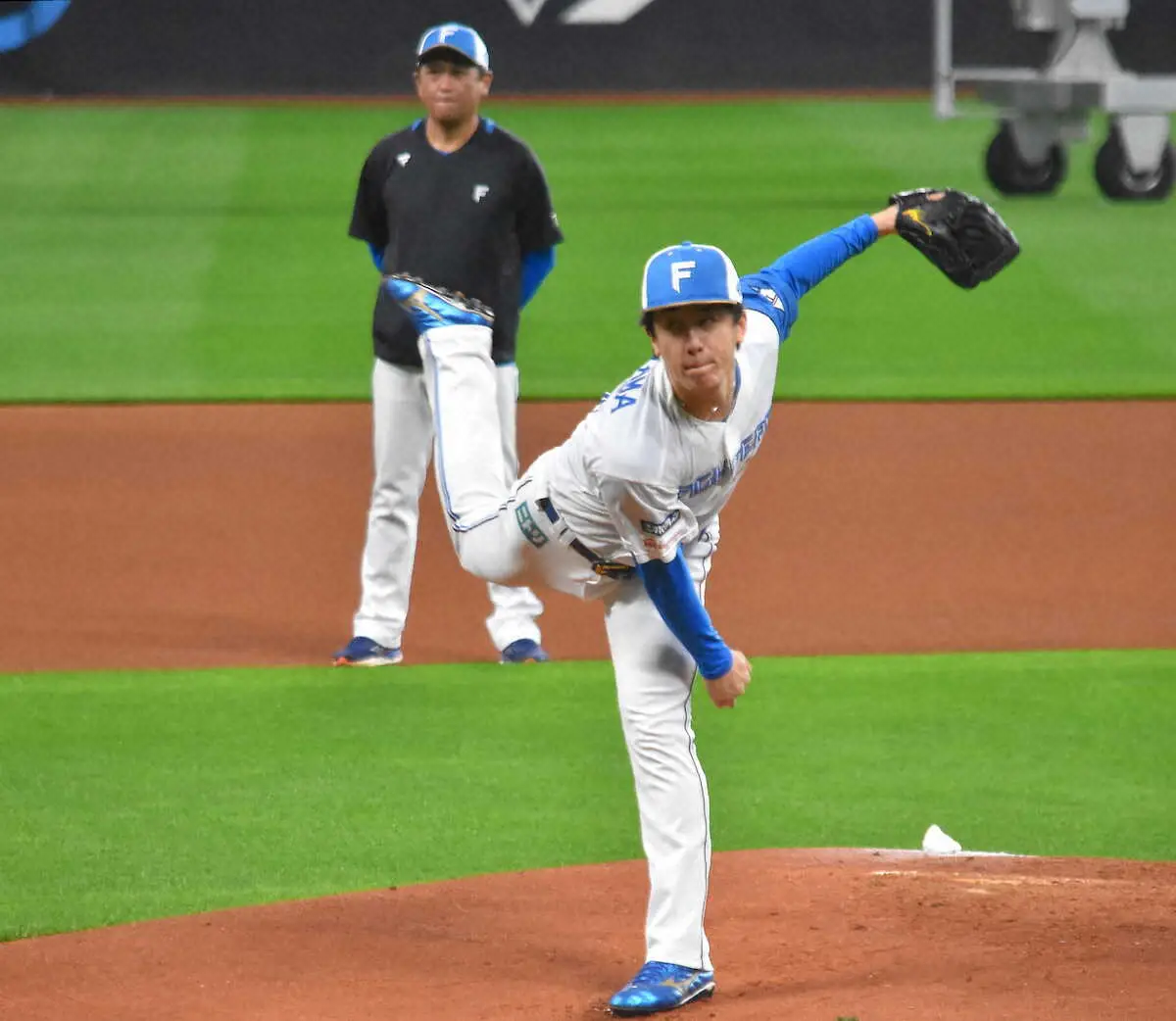 【画像・写真】結婚発表の日本ハム・北山　幸せもマウンドも独り占め　“侍モード全開”エスコンで最終調整