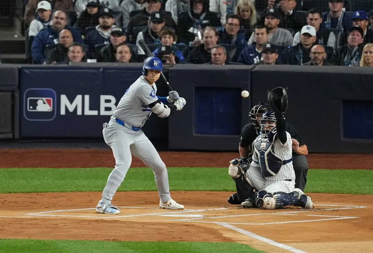 【画像・写真】大谷翔平が左肩負傷後初安打！中前打で好機拡大→果敢スライディングも　追加点お膳立て　ド軍1点差迫る