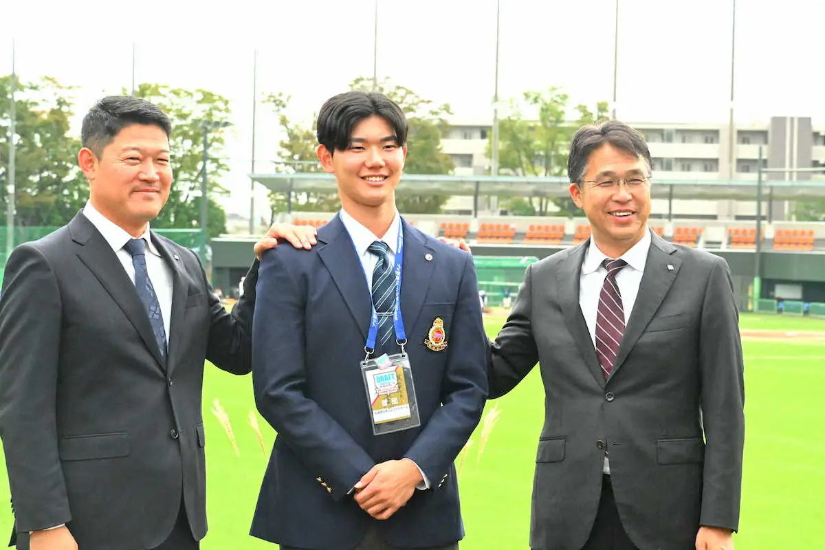 【画像・写真】日本ハムのドラフト3位、明大・浅利　楽天ドラ1・宗山との対戦熱望「シレッとかわして抑えたい」