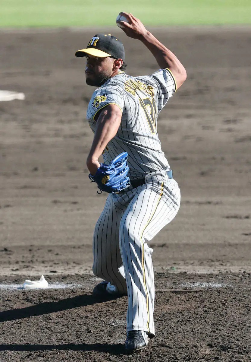 阪神育成右腕出た161キロ！“球児チルドレン”ベタンセス　紅白戦で躍動1回無安打零封