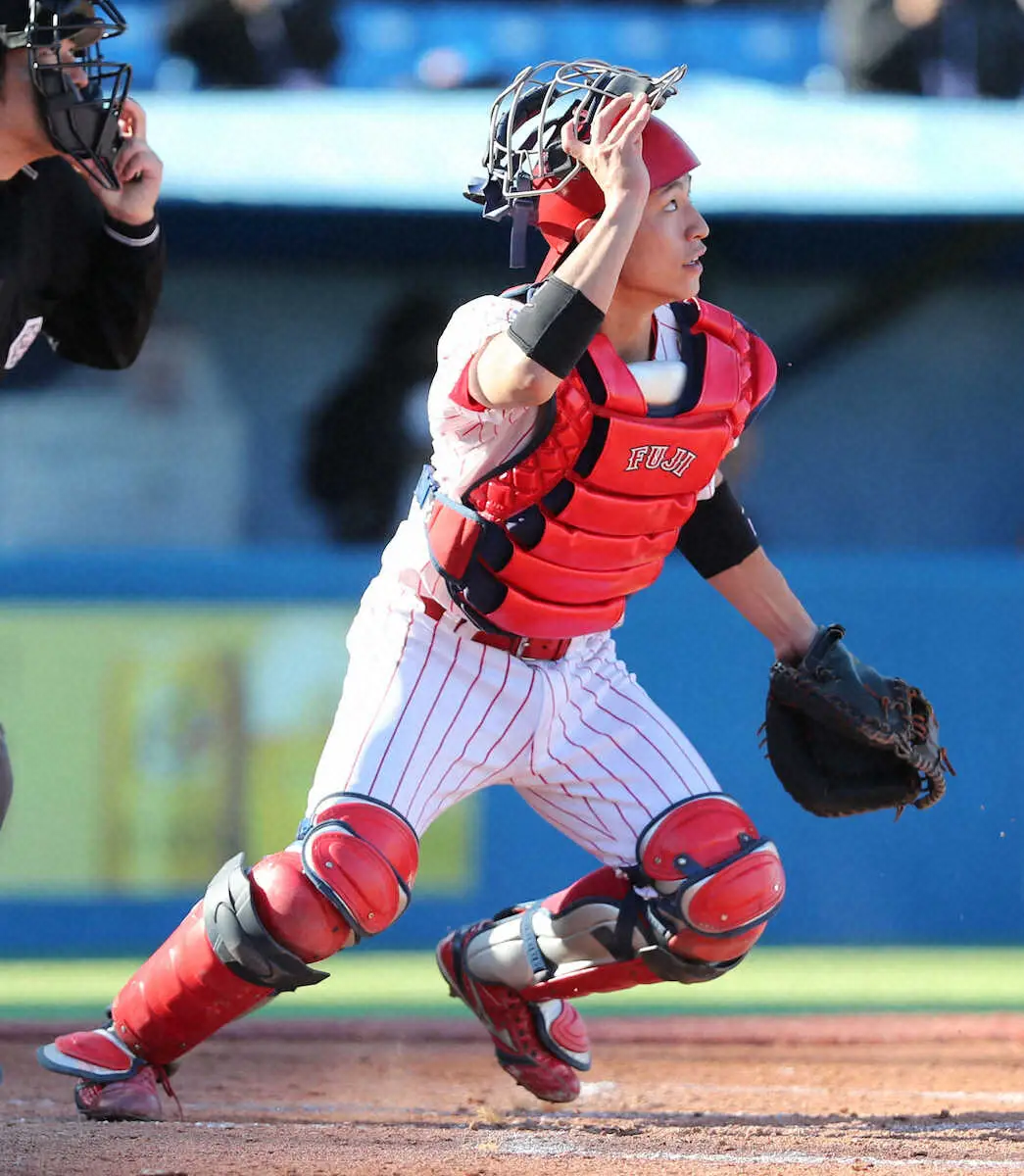 【画像・写真】巨人育成1位　富士大・坂本達也捕手　貪欲な姿勢で成り上がる