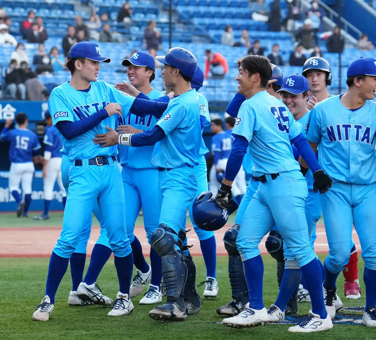 日体大が2年連続で明治神宮大会へ　オリックス2位の寺西成騎は8回2失点と好投