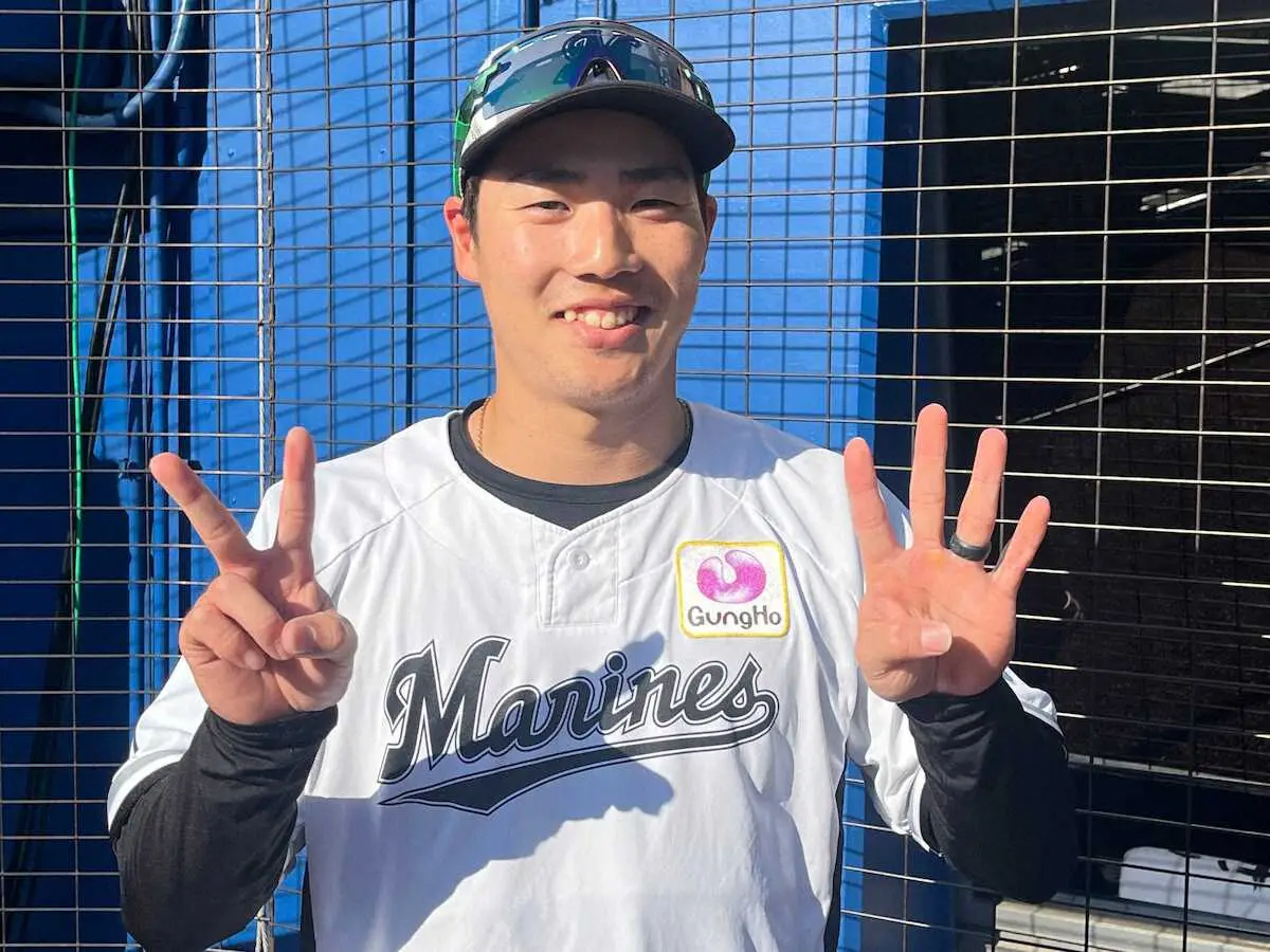 ロッテ・友杉　24歳誕生日に来季の誓い「規定打席に乗りたい。挑戦します」