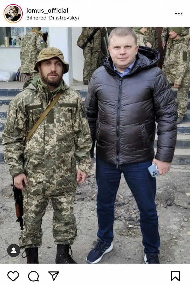 ロマチェンコ　祖国ウクライナのために入隊、出身地で「領土防衛にあたる」