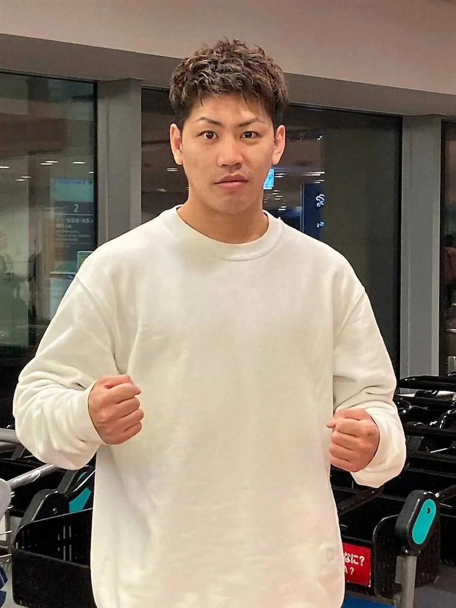 デビューから4戦連続KO勝利の村田昴が米国から帰国「いい気分で帰国できた」