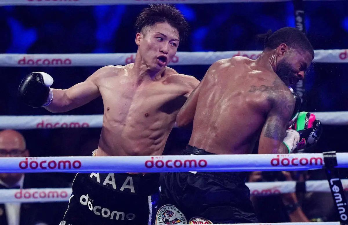 井上尚弥、8回TKO勝ちで4階級制覇　フルトン圧倒し「スーパーバンタム級最強と言えるんじゃないか」