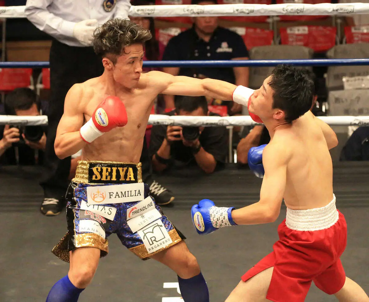 井上尚弥の幼なじみ　元Jリーガー山口聖矢　ボクシング初陣で1回TKO勝利　鮮やか右ストレート一閃