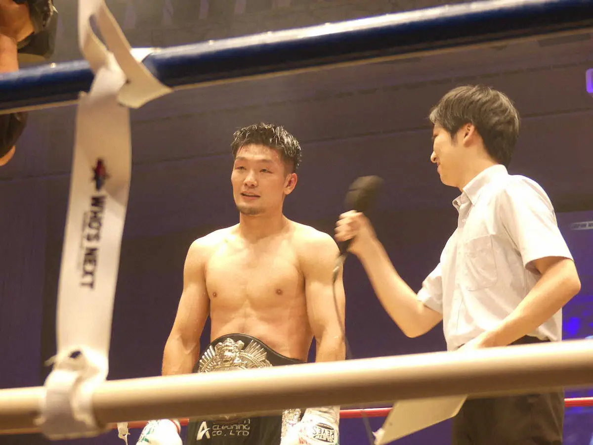 日本ウエルター級王者・坂井祥紀　3―0判定で初防衛成功も「自分のボクシングが全然だめでした」