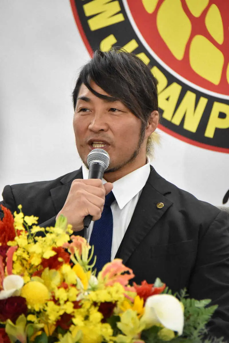 新日本プロレス新社長・棚橋弘至　19年ぶりの選手兼任に「同時にやってこそ逸材」「僕は疲れないので」