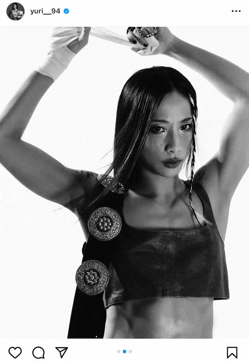 韓国の美女格闘家　クールメイクでの肉体美ショット！フォロワー絶賛「雰囲気が違ってかっこいい」