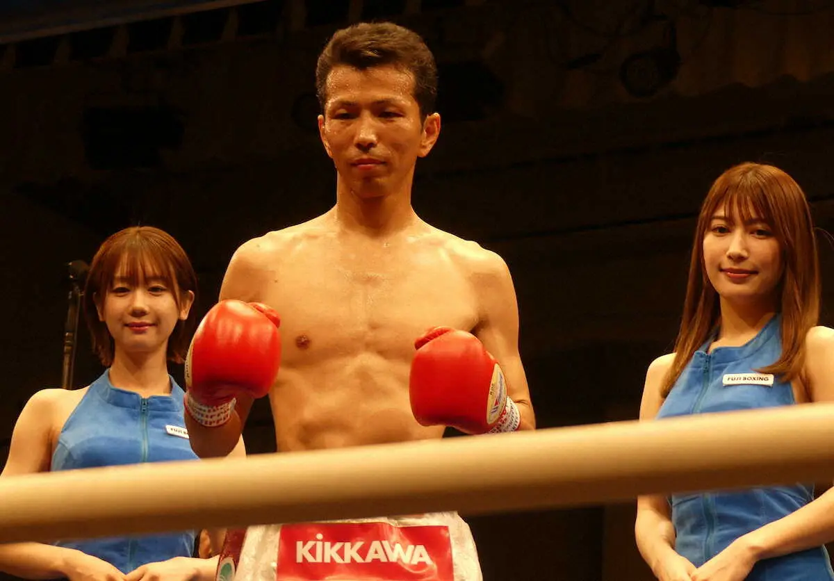 “リーゼントボクサー”和気慎吾　2回TKO勝ちで3連勝　「次は大きい試合を…」世界再挑戦に意欲