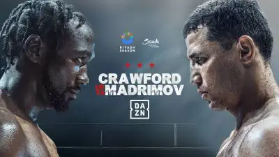 DAZN　WBA世界Sウェルター級王座戦 テレンス・クロフォード vs イスライル・マドリモフをPPV配信