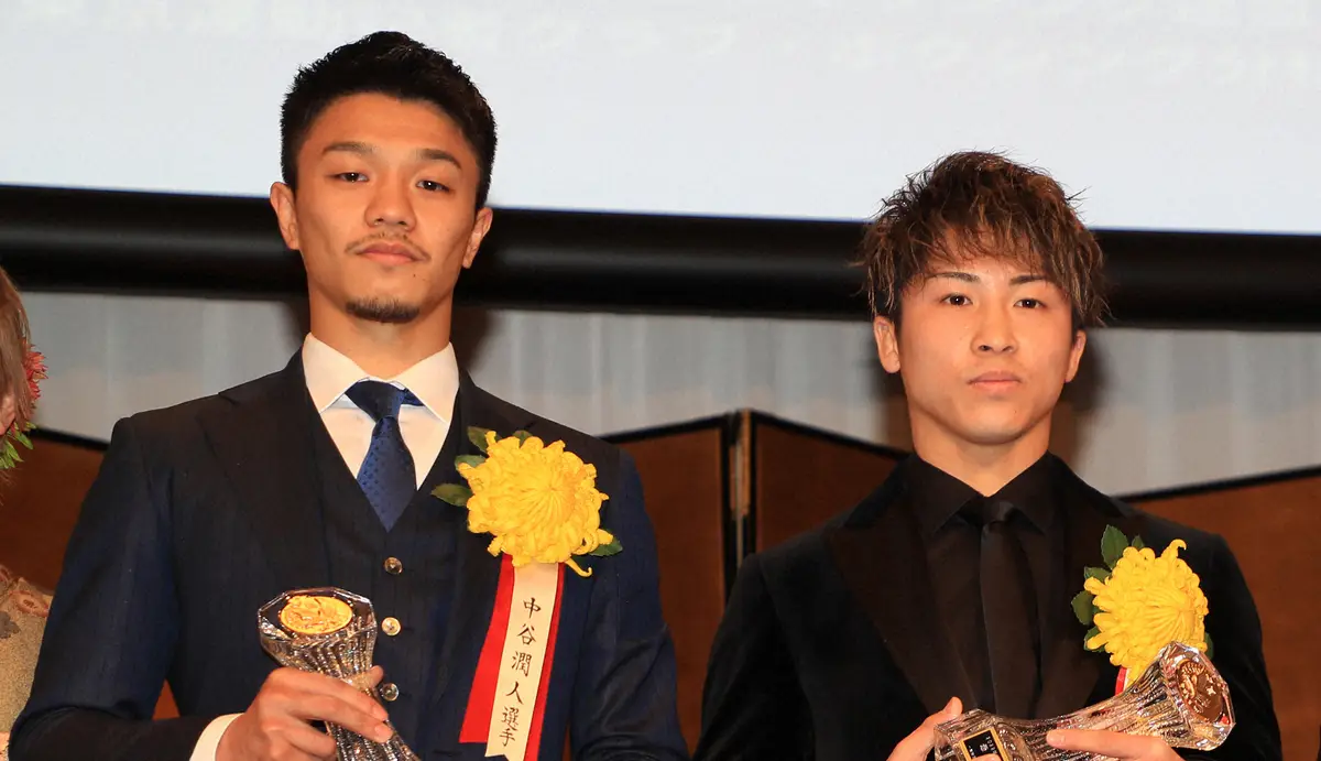 【画像・写真】中谷潤人（左）と井上尚弥