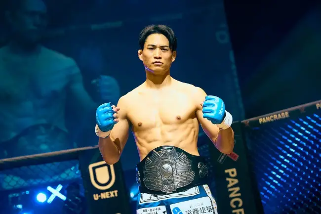 【PANCRASE347】ライト級チャンピオンシップで王者・雑賀と久米が2年9カ月ぶりの再戦