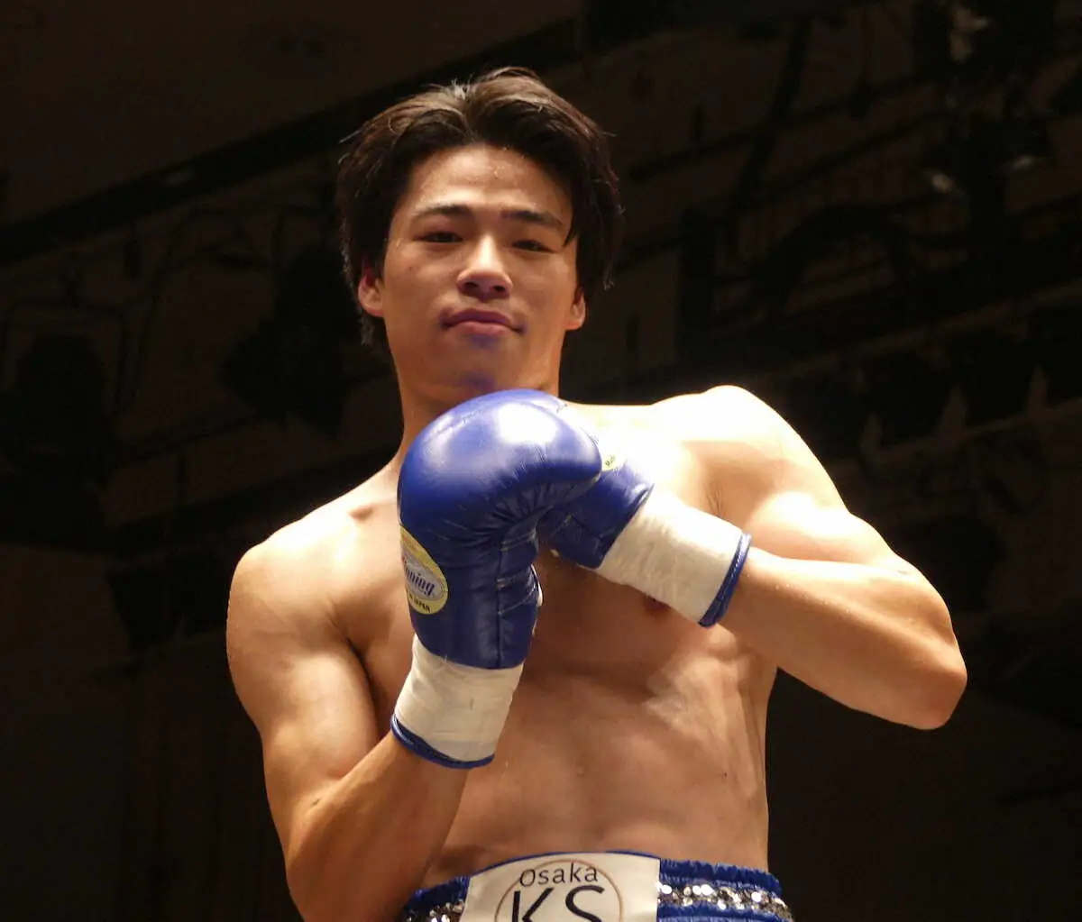 【画像・写真】菊池風磨の弟・音央　3回TKO勝ちでプロ5戦目で初の連勝　「“15連続KO”本気で狙わないと」