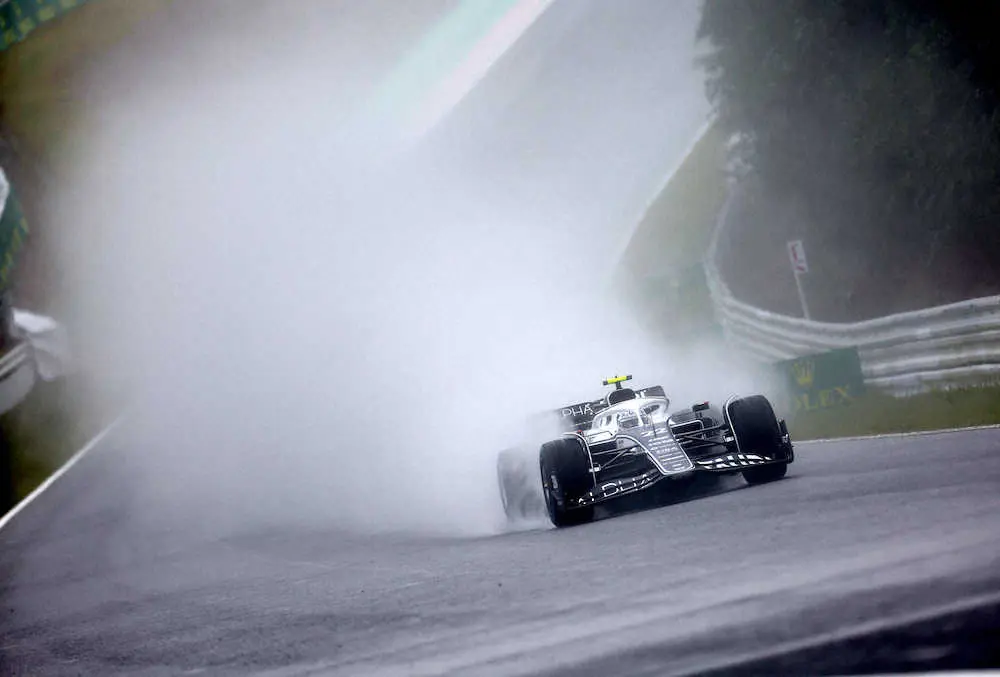 日本GPのFP2はラッセルがトップタイム　ハミルトン2番手　角田は14番手