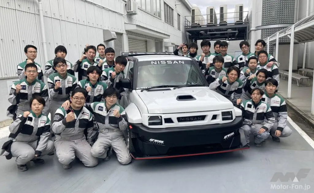 ベース車はなに？ 日産・自動車大学校の生徒が制作したカスタマイズカー3台が「大阪オートメッセ2024」に出品！
