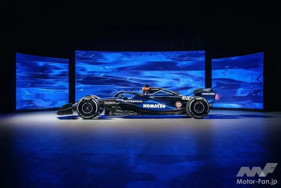 コマツがF1チーム「ウィリアムズ・レーシング」のスポンサーに！ モータースポーツ分野での新たな価値創造を目指す！