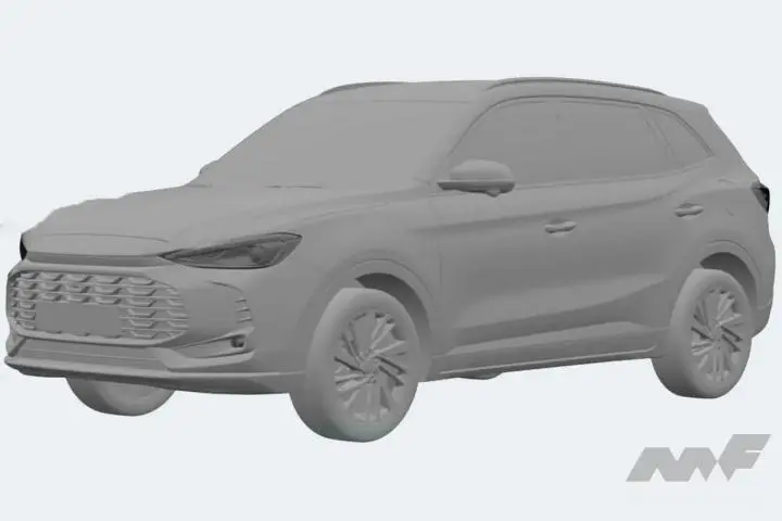 日産キャシュカイと競合するMG「ZS」次期型、公式デビュー前にデザイン流出！