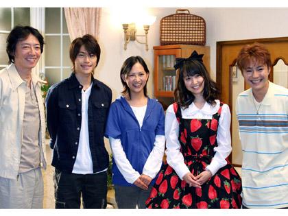 ＮＨＫの連続ドラマ「キャットストリート」の取材会に出席した（左から）生瀬勝久、勝地涼、谷村美月、黒川智花、木村了