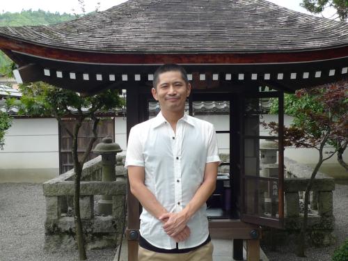 萩原聖人　“三成神社”参拝「感謝の気持ち伝えた」