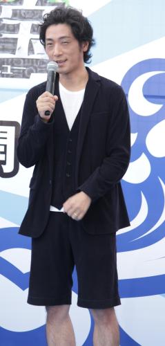 映画「劇場版トリコ　美食神の超食宝」完成披露試写イベントに出席した松田賢二