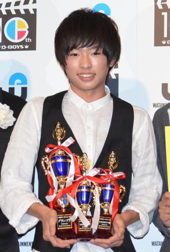 俳優グループ「Ｄ－ＢＯＹＳ」オーディションでグランプリ、ｎｏｎ－ｎｏ賞、ドラマ賞の３賞を受賞した楡木（にれき）直也さん