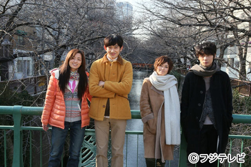 スペシャル版で復活する「最高の離婚」のキャスト（左から）尾野真千子、瑛太、真木よう子、綾野剛