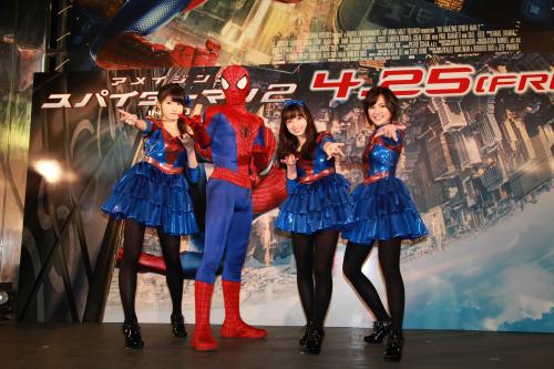 “天使すぎる”橋本環奈　スパイダーマンカラー装着で映画ＰＲ