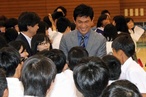 江口洋介　中学生に主演映画ＰＲ「親子の絆考えるきっかけに」