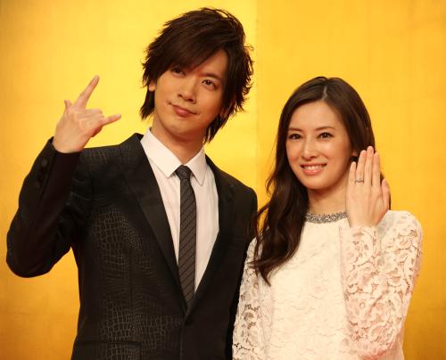 【画像・写真】ＤＡＩＧＯ＆北川景子、挙式は４月で調整中　披露宴でライブ構想も