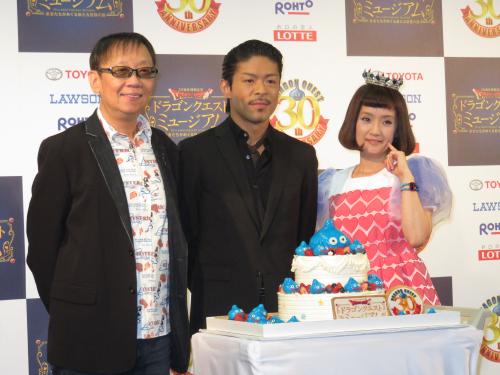 ＥＸＩＬＥ松本　ドラクエと同じ誕生日　スライムケーキでお祝い