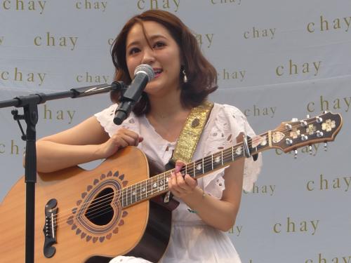 ｃｈａｙ“思い出の場所”に凱旋「大勢の前で歌えるのが感慨深い」