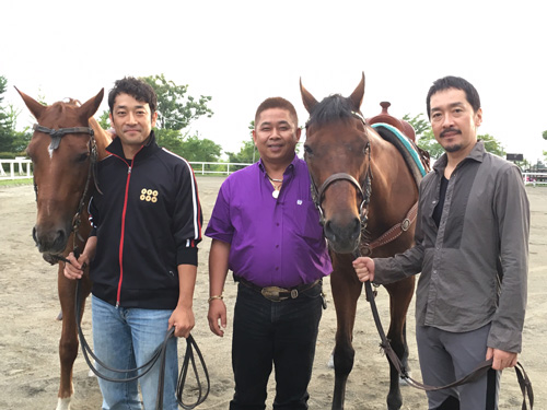 「真田丸」真田信尹を熱演、栗原英雄がゆかりの地でホースショー参加