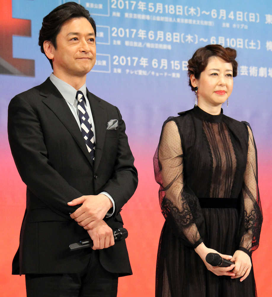 石丸幹二、１７年ぶり舞台共演の堀内敬子を絶賛「妖精のよう」