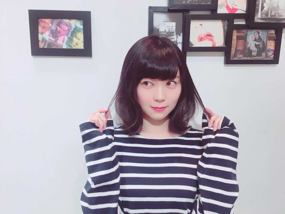ブログで黒髪姿も初披露した渡辺美優紀