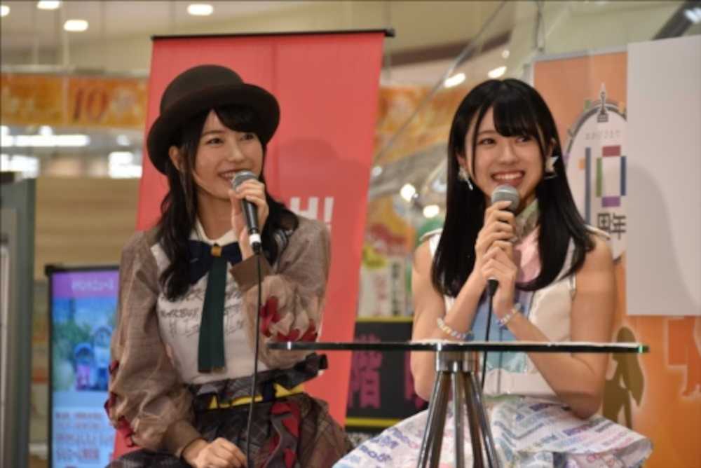 ゆいはん　ファンに感激、大西桃香と故郷凱旋　木津川でＦＭ公開収録